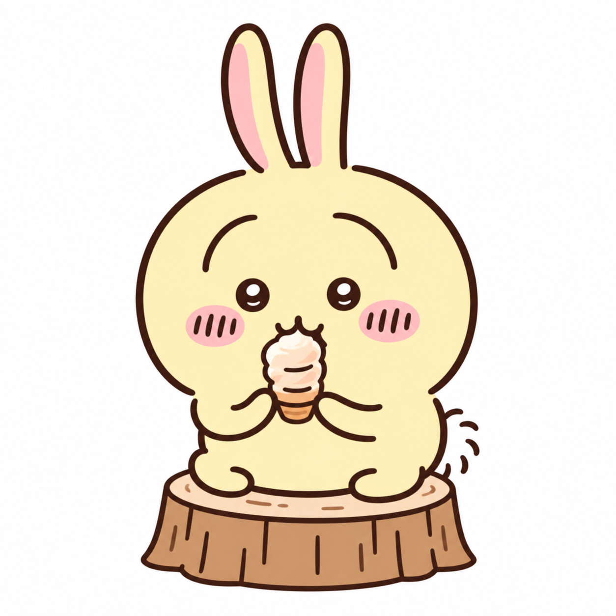 JinHee Park — Usagi eating ice cream
